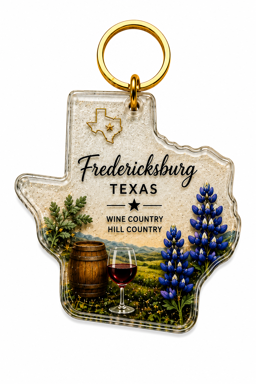 Fredericksburg Keychain