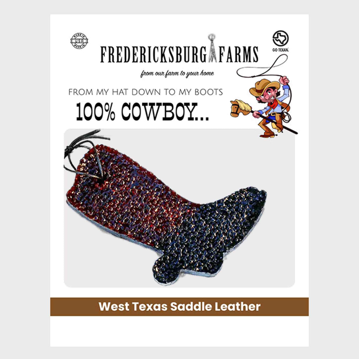 West Texas Saddle Leather Air Freshener