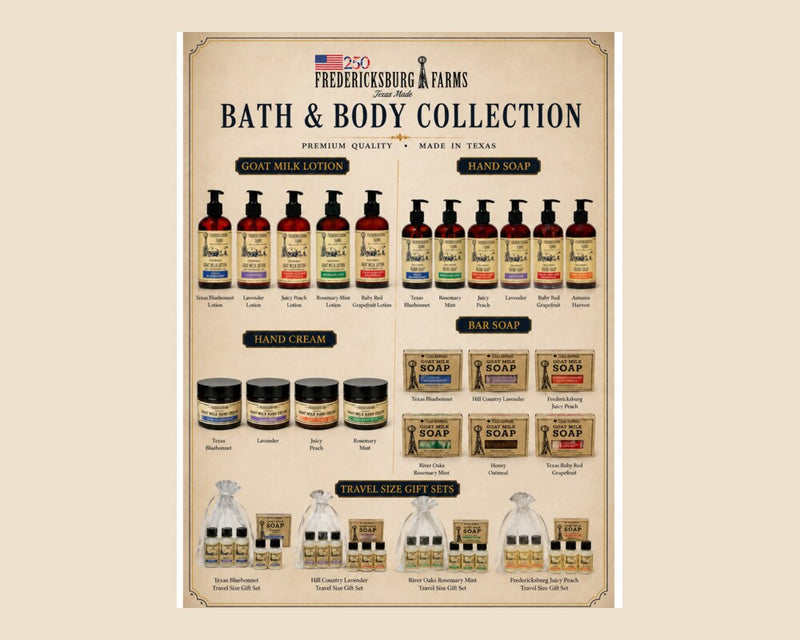 Fredericksburg Farms Bath & Body | The Sweet Lily
