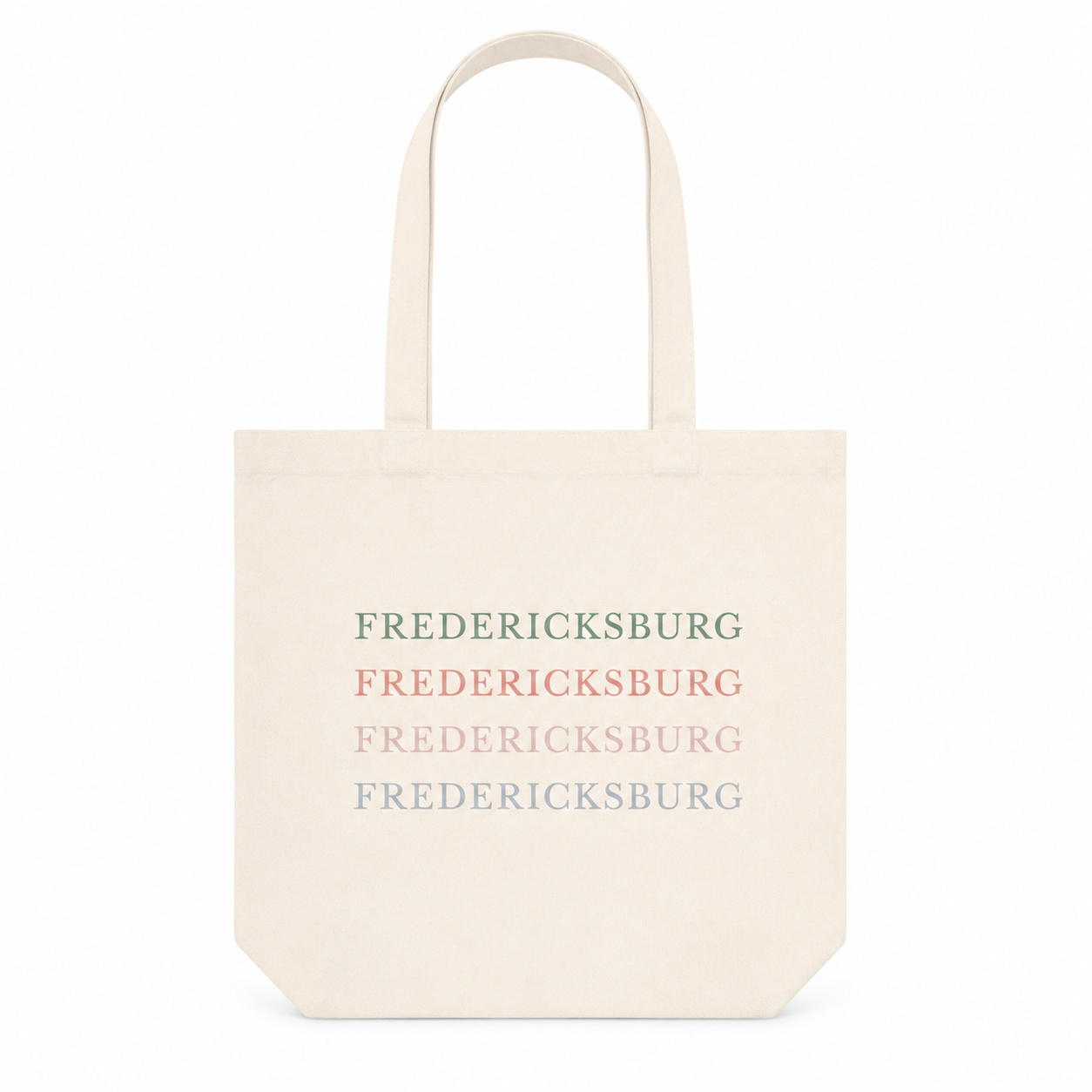 Cream Fredericksburg canvas tote