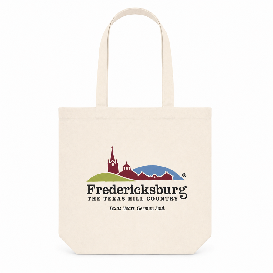 Cream Fredericksburg canvas tote