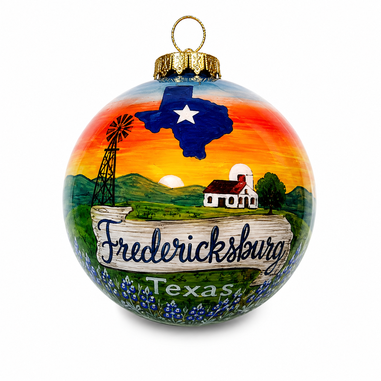 Fredericksburg Heritage Ornament Pair