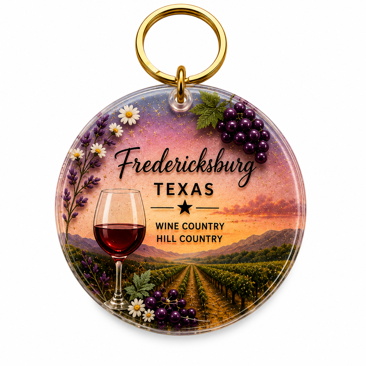 Hill Country Keychain