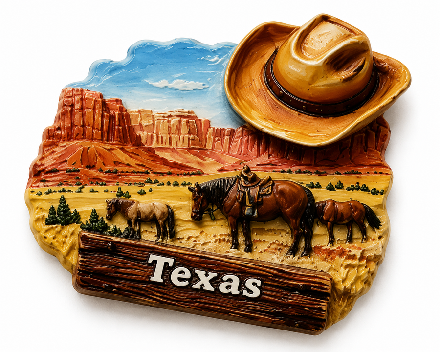 Western Horses Magnet