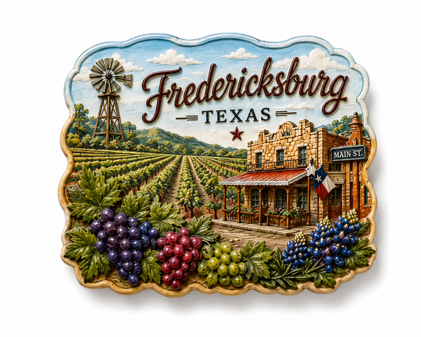 Fredericksburg Vineyard Magnet