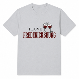 Short T-Shirt I Love Fredericksburg