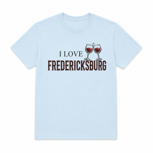 Short T-Shirt I Love Fredericksburg