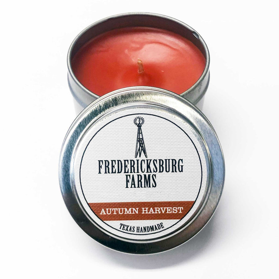 Autumn Harvest Candle Travel Tin