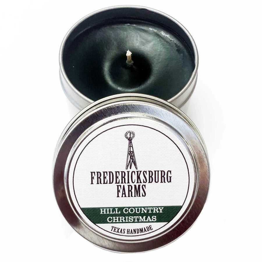 Hill Country Christmas Candle Travel Tin