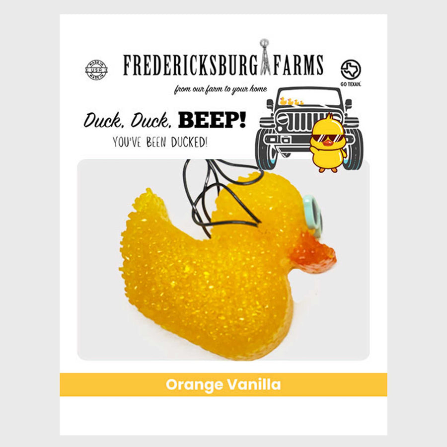 Orange Vanilla Duck Air Freshener
