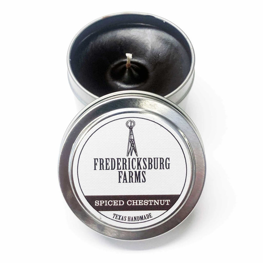 Spiced Chestnut Candle Travel Tin
